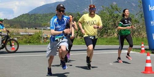 Sportlicher Duathlon in Villach